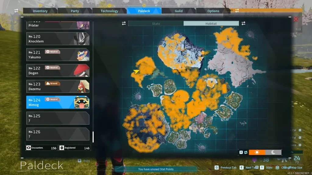 Palworld Mimog Location screenshot