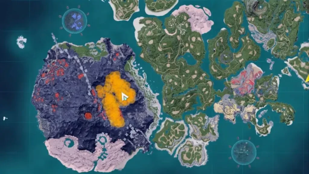 Palworld Moldron Location screenshot