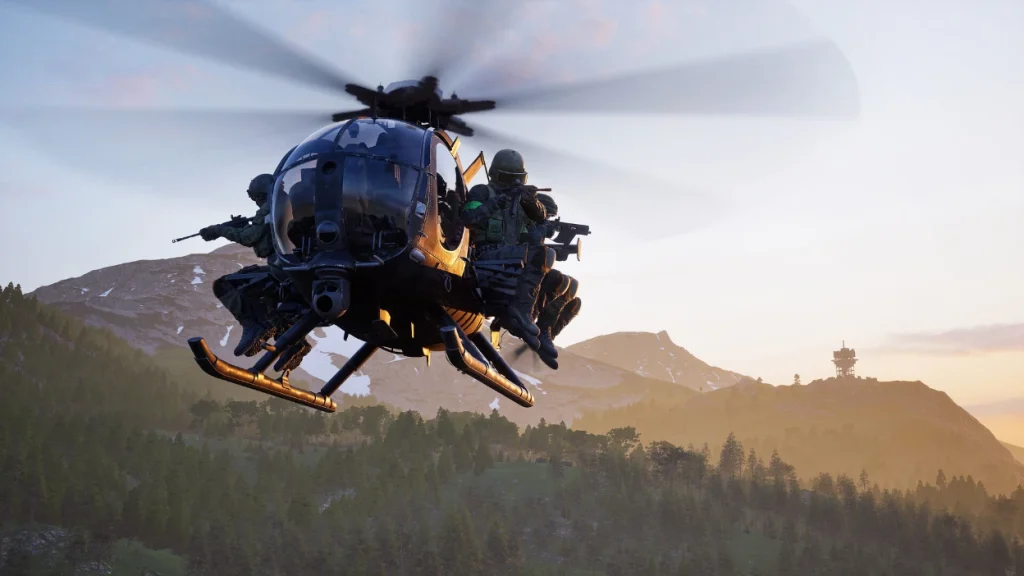 WARDOGS Squad in Helicopter screenshot