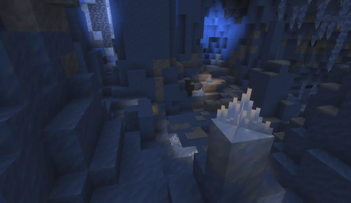 Minecraft Live Announcements: Ice Caves Biome Screenshot