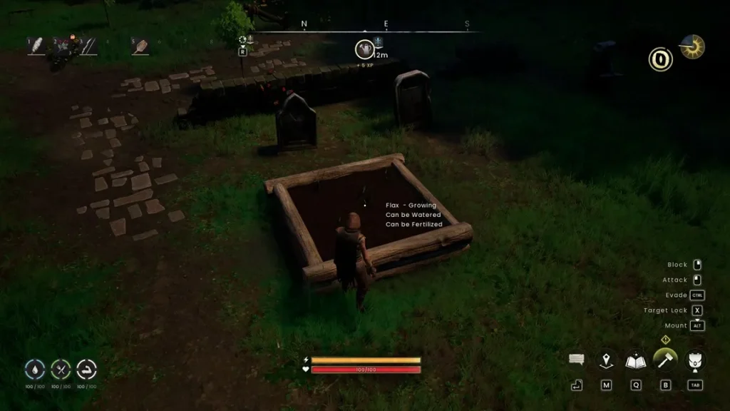 RuneScape Dragonwilds Flax Farm