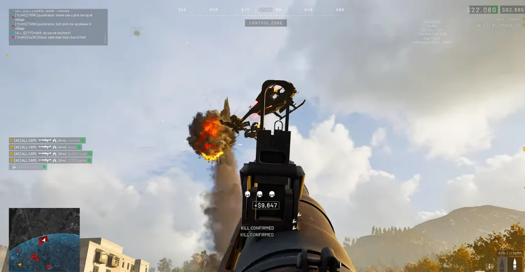 WARDOGS Shooting Down a Helicopter with an RPG screenshot