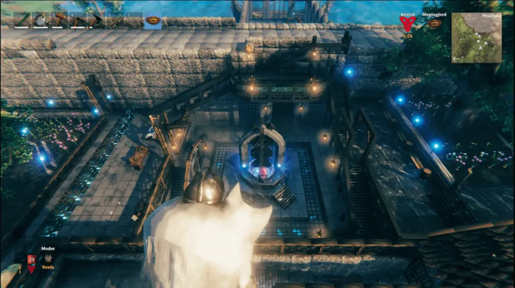Valheim Castle Town Build