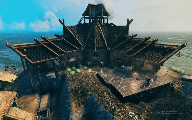 Valheim Survival Longhouse Base