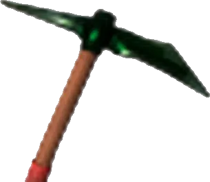 Black Metal Pickaxe