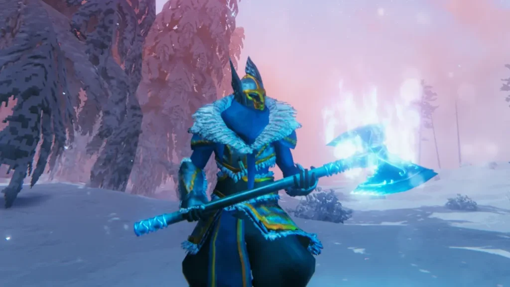 Valheim Frostfire Essence Weapon screenshot