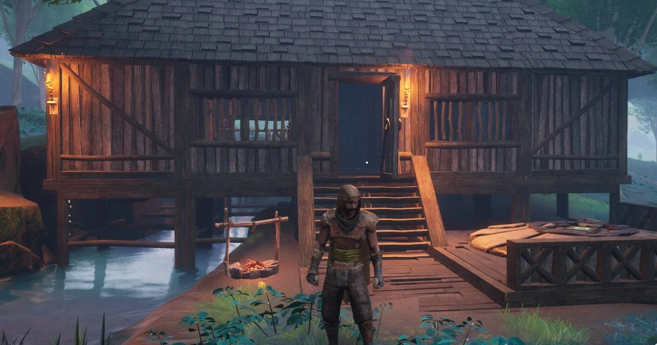 RuneScape: Dragonwilds player-built house screenshot