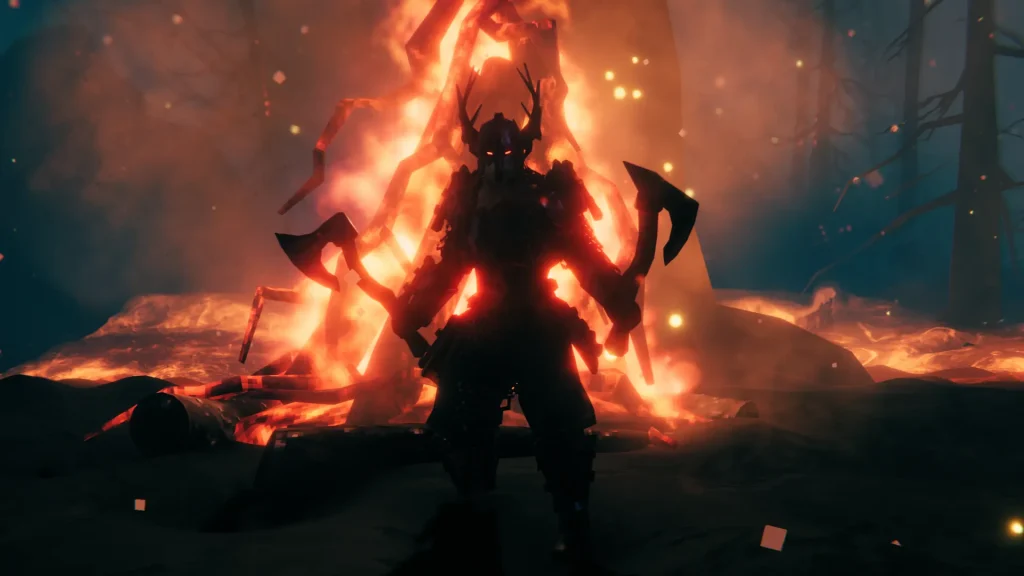 Valheim Ashlands bonfire