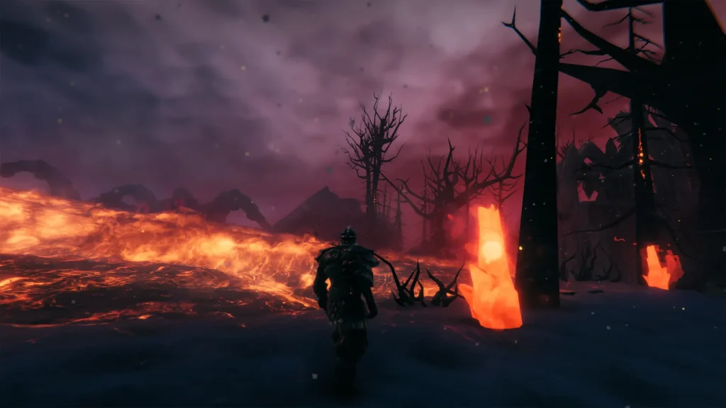 Valheim Ashlands Lava screenshot