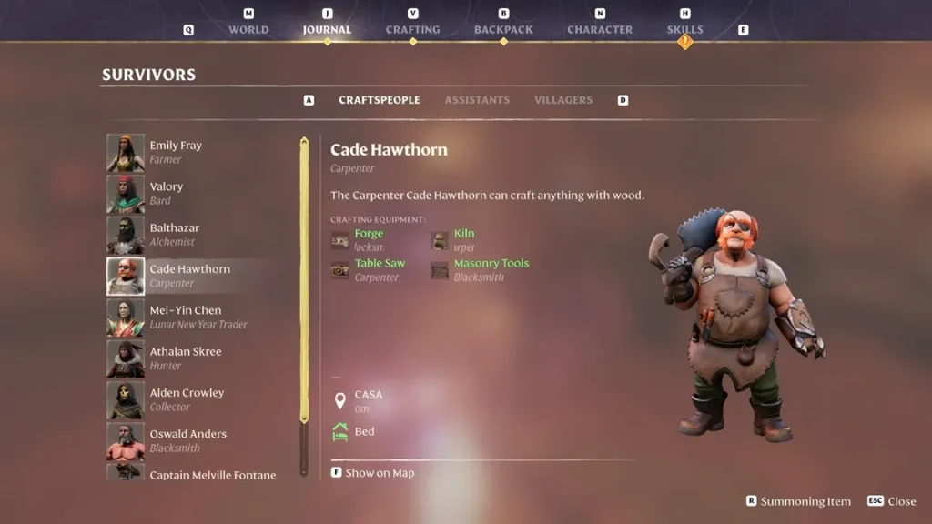 Enshrouded Carpenter