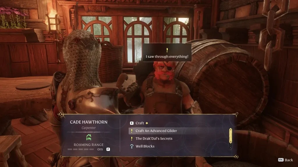 Enshrouded Carpenter Quests