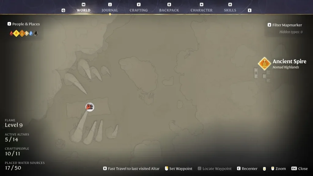 Enshrouded Fossilized Bone Map Location