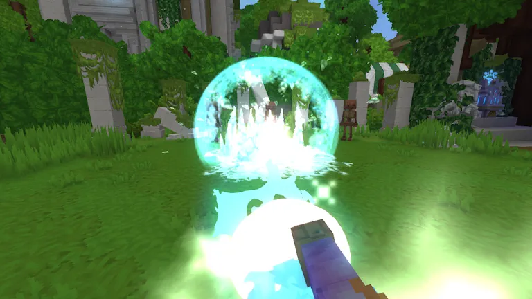 Hytale Charged Shot Rune Effect Screenshot