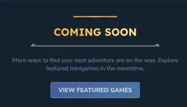 Hytale Coming Soon Minigame Browser Notification