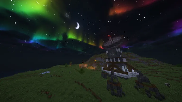 Minecraft FTB Evolution 2 Antenna Structure Screenshot