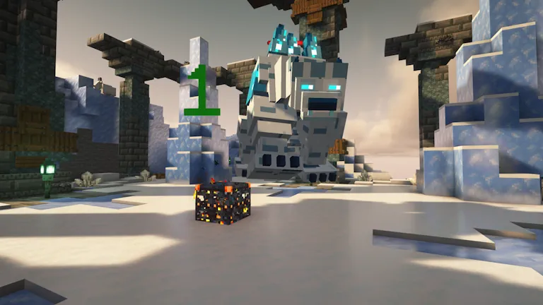Minecraft FTB Evo 2 Polar Bear Beast Screenshot
