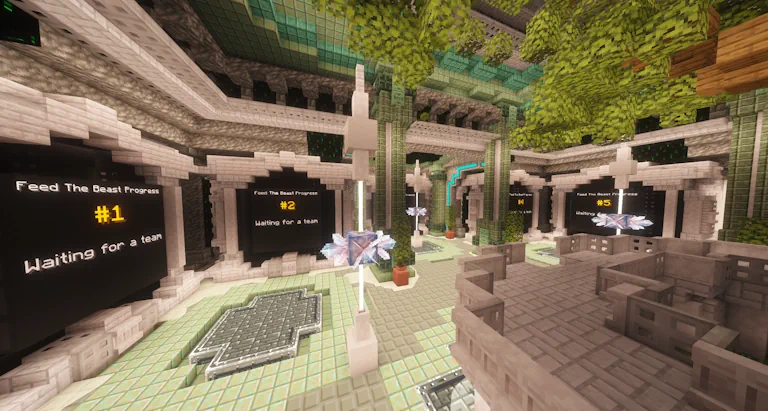 Minecraft FTB Evo 2 Pyramid Interior Screenshot
