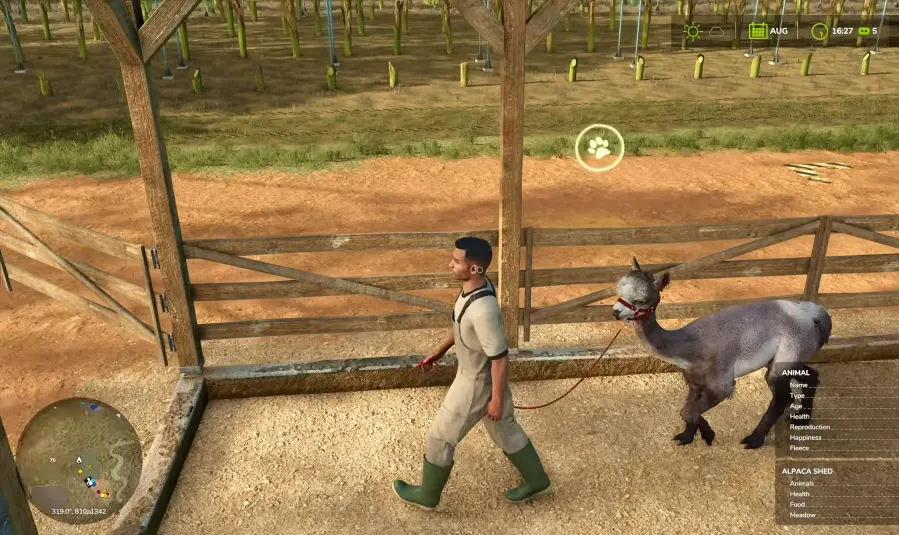 Farming Simulator 25 Walking Alpaca screenshot