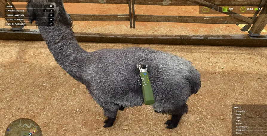 Farming Simulator 25 Alpacas Shearing