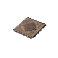 Enshrouded Furry Straw Mat