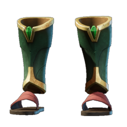 Enshrouded Golden Bulwark Boots