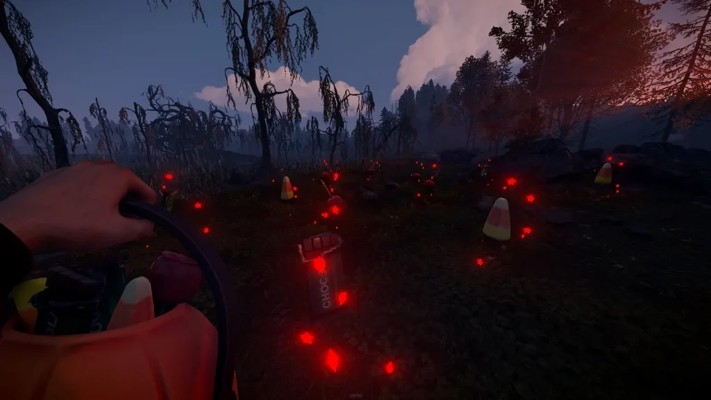 Rust Halloween Candy Hunt