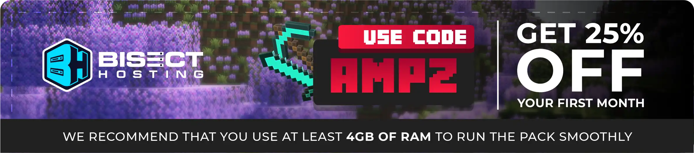 BisectHosting use code AMPZ for 25% off