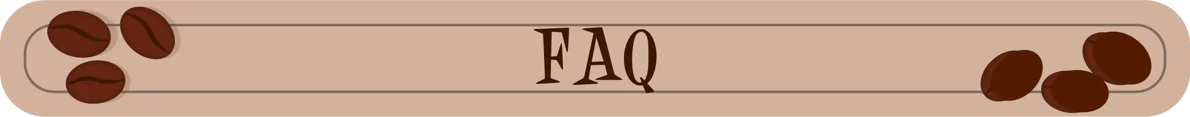 Banner reading the word "FAQ"