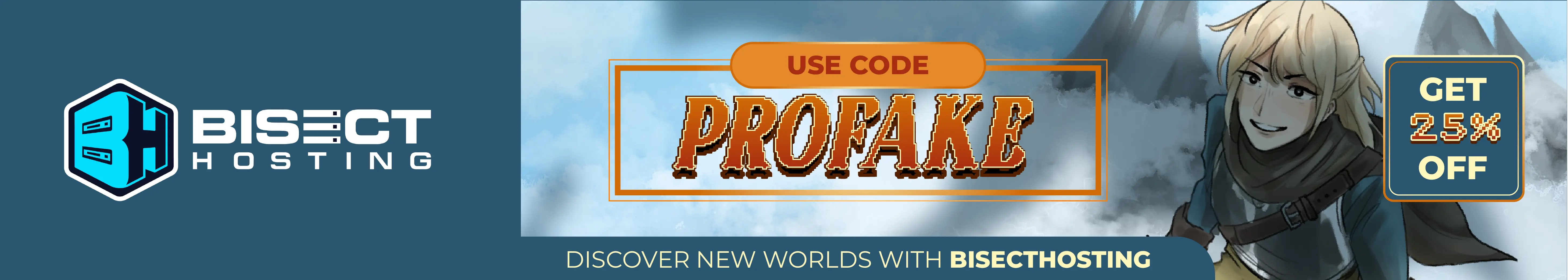 Click here to get 25% off your first month on your Minecraft server purchase!