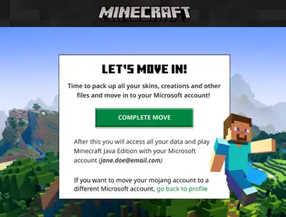 How to switch a Mojang account to a Microsoft account - Knowledgebase -  BisectHosting