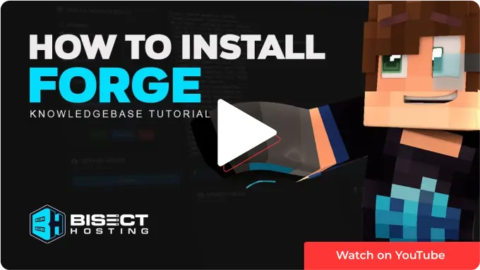 Flock Ambassade lærling How to install Forge on a Minecraft server - Knowledgebase - BisectHosting