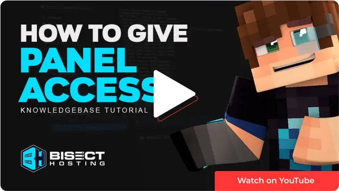 How to give Multicraft panel access to others - Knowledgebase -  BisectHosting