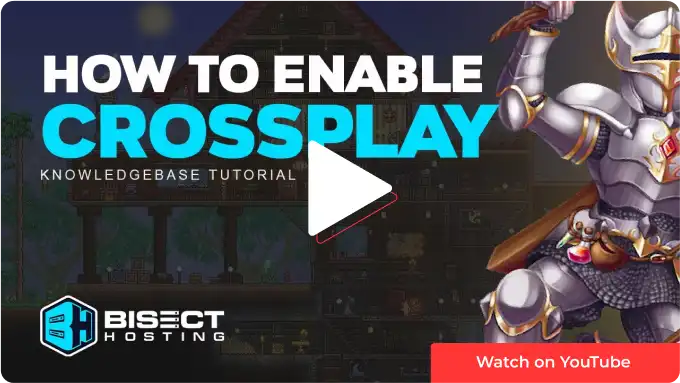 How to Setup Crossplay for PC and Mobile on a Terraria Server