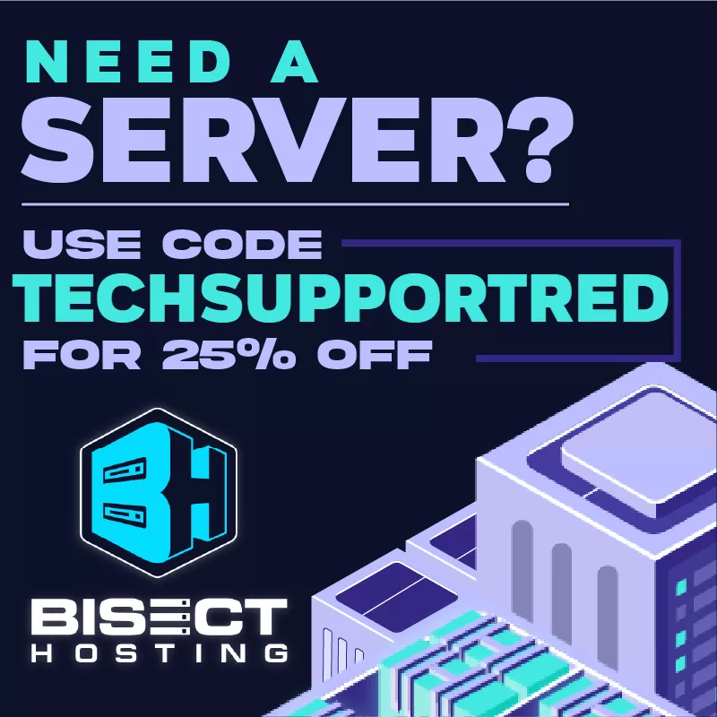 BisectHosting Promo: TechSupportRed