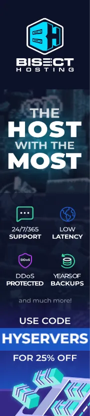 BisectHosting Minecraft Server Hosting