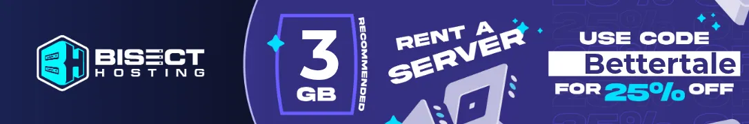 Code Bettertale bisecthosting for 25%