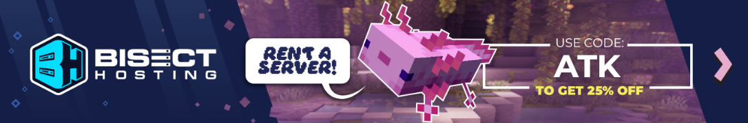 BisectHosting Minecraft Server Hosting Banner