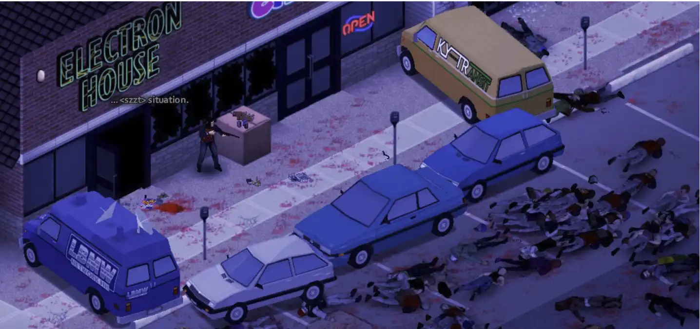 vehicles blocking zombies from the player
